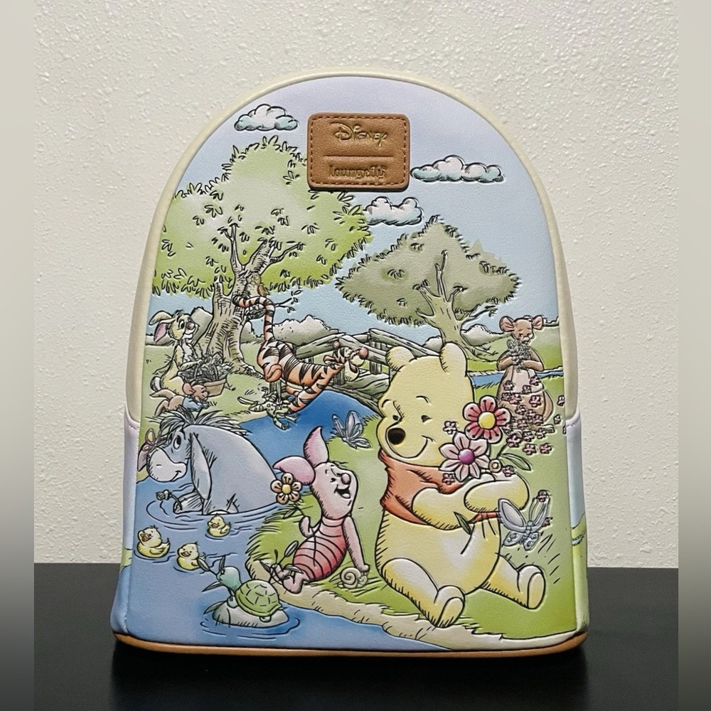 Loungefly Disney Winnie The Pooh Spring Scene Mini Backpack